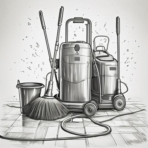 Cleaning & Maintenance - Pencil Art