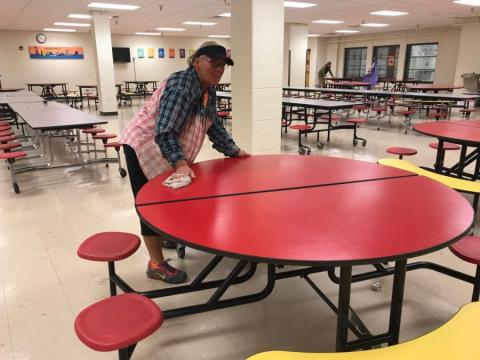 Lunchroom Cleaning