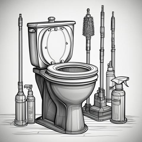 Toilets - Pencil Art